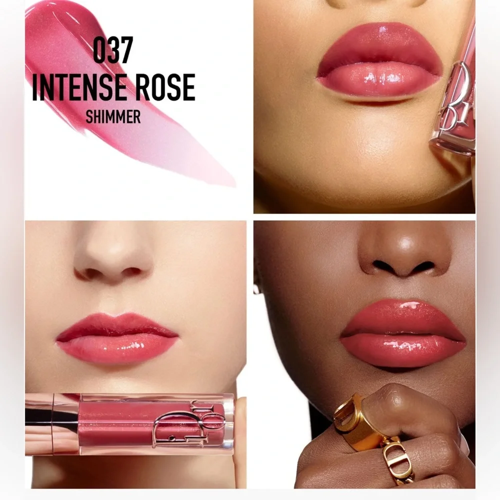 NIB Dior Addict Lip Maximizer Gloss in Shade Intense Rose